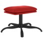 vidaXL Fußhocker Weinrot 60x60x36 cm Kunstleder vidaXL Fußhocker Weinrot 60x60x36 cm Kunstleder