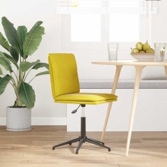 vidaXL Esszimmerstuhl Gelb Samt