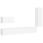 4-tlg. TV-Schrank-Set Weiß Holzwerkstoff 4-tlg. TV-Schrank-Set Weiß Holzwerkstoff