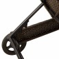 vidaXL Sonnenliege mit Rollen und Auflage Braun Poly Rattan vidaXL Sonnenliege mit Rollen und Auflage Braun Poly Rattan