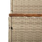 vidaXL Whirlpooltreppe Beige 50x50x50,5 cm Poly Rattan Akazie Massiv vidaXL Whirlpooltreppe Beige 50x50x50,5 cm Poly Rattan Akazie Massiv