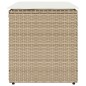 vidaXL Gartenhocker mit Kissen 2 Stk. Beige 40x40x43 cm Poly Rattan vidaXL Gartenhocker mit Kissen 2 Stk. Beige 40x40x43 cm Poly Rattan