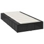 vidaXL Sonnenliege mit schwebender Auflage Schwarz Poly Rattan vidaXL Sonnenliege mit schwebender Auflage Schwarz Poly Rattan
