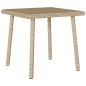 vidaXL Garten-Couchtisch Rechteckig Beige 40x40x37 cm Poly Rattan vidaXL Garten-Couchtisch Rechteckig Beige 40x40x37 cm Poly Rattan