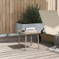 vidaXL Garten-Couchtisch Rechteckig Beige 40x40x37 cm Poly Rattan vidaXL Garten-Couchtisch Rechteckig Beige 40x40x37 cm Poly Rattan