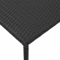vidaXL Garten-Couchtisch Rechteckig Schwarz 80x40x37 cm Poly Rattan vidaXL Garten-Couchtisch Rechteckig Schwarz 80x40x37 cm Poly Rattan