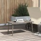 vidaXL Garten-Couchtisch Rechteckig Grau 80x40x37 cm Poly Rattan vidaXL Garten-Couchtisch Rechteckig Grau 80x40x37 cm Poly Rattan