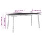 vidaXL Garten-Couchtisch Rechteckig Grau 80x40x37 cm Poly Rattan vidaXL Garten-Couchtisch Rechteckig Grau 80x40x37 cm Poly Rattan