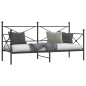 vidaXL Etagenbett ohne Matratze Schwarz 90x200 cm Stahl vidaXL Etagenbett ohne Matratze Schwarz 90x200 cm Stahl