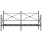 vidaXL Etagenbett ohne Matratze Schwarz 90x200 cm Stahl vidaXL Etagenbett ohne Matratze Schwarz 90x200 cm Stahl