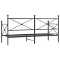 vidaXL Etagenbett ohne Matratze Schwarz 90x200 cm Stahl vidaXL Etagenbett ohne Matratze Schwarz 90x200 cm Stahl