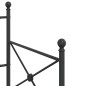 vidaXL Etagenbett ohne Matratze Schwarz 90x200 cm Stahl vidaXL Etagenbett ohne Matratze Schwarz 90x200 cm Stahl