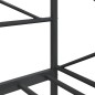 vidaXL Etagenbett ohne Matratze Schwarz 90x200 cm Stahl vidaXL Etagenbett ohne Matratze Schwarz 90x200 cm Stahl