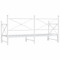 vidaXL Tagesbett Ausziehbar ohne Matratze Weiß 90x200 cm Stahl vidaXL Tagesbett Ausziehbar ohne Matratze Weiß 90x200 cm Stahl
