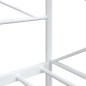 vidaXL Tagesbett ohne Matratze Weiß 90x200 cm Stahl