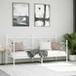 vidaXL Tagesbett ohne Matratze Weiß 80x200 cm Stahl