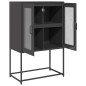 vidaXL Highboard Schwarz 68x39x107 cm Stahl vidaXL Highboard Schwarz 68x39x107 cm Stahl