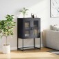 vidaXL Highboard Anthrazit 68x39x107 cm Stahl vidaXL Highboard Anthrazit 68x39x107 cm Stahl