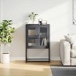 vidaXL Highboard Anthrazit 68x39x107 cm Stahl vidaXL Highboard Anthrazit 68x39x107 cm Stahl