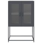 vidaXL Highboard Anthrazit 68x39x107 cm Stahl vidaXL Highboard Anthrazit 68x39x107 cm Stahl