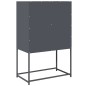 vidaXL Highboard Anthrazit 68x39x107 cm Stahl vidaXL Highboard Anthrazit 68x39x107 cm Stahl