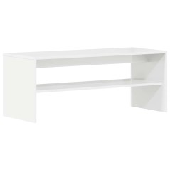 vidaXL TV-Schrank Hochglanz-Weiß 100x40x40 cm Holzwerkstoff