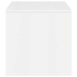 vidaXL TV-Schrank Hochglanz-Weiß 100x40x40 cm Holzwerkstoff vidaXL TV-Schrank Hochglanz-Weiß 100x40x40 cm Holzwerkstoff
