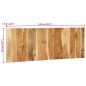 vidaXL Kopfteil 140 cm Massivholz Akazie