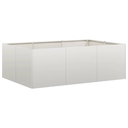 vidaXL Pflanzkübel 120x80x40 cm Edelstahl