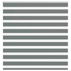vidaXL Zebrarollo Dunkelgrau 145x150cm Stoffbreite 140,9 cm Polyester