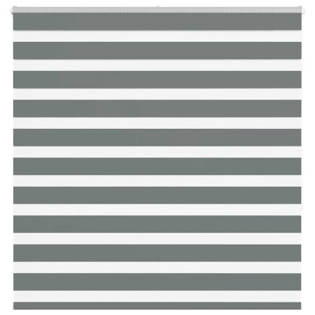vidaXL Zebrarollo Dunkelgrau 145x150cm Stoffbreite 140,9 cm Polyester