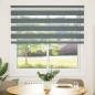 vidaXL Zebrarollo Dunkelgrau 145x150cm Stoffbreite 140,9 cm Polyester vidaXL Zebrarollo Dunkelgrau 145x150cm Stoffbreite 140,9 cm Polyester