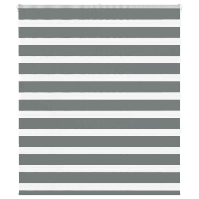 vidaXL Zebrarollo Dunkelgrau 130x150cm Stoffbreite 125,9 cm Polyester vidaXL Zebrarollo Dunkelgrau 130x150cm Stoffbreite 125,9 cm Polyester