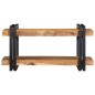 vidaXL Wandregal 70x33x35 cm Massivholz Akazie