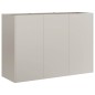 vidaXL Pflanzkübel Rostig 120x40x80 cm Wetterfester Stahl