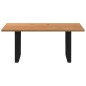 vidaXL Esstisch 180x120x74 cm Massivholz Eiche Rechteckig vidaXL Esstisch 180x120x74 cm Massivholz Eiche Rechteckig