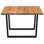 vidaXL Esstisch 180x120x74 cm Massivholz Eiche Rechteckig vidaXL Esstisch 180x120x74 cm Massivholz Eiche Rechteckig