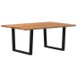vidaXL Esstisch 180x120x74 cm Massivholz Eiche Rechteckig vidaXL Esstisch 180x120x74 cm Massivholz Eiche Rechteckig