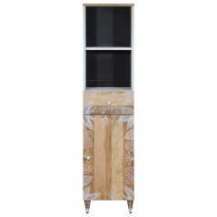 vidaXL Badschrank 38x33,5x160 cm Massivholz Mango