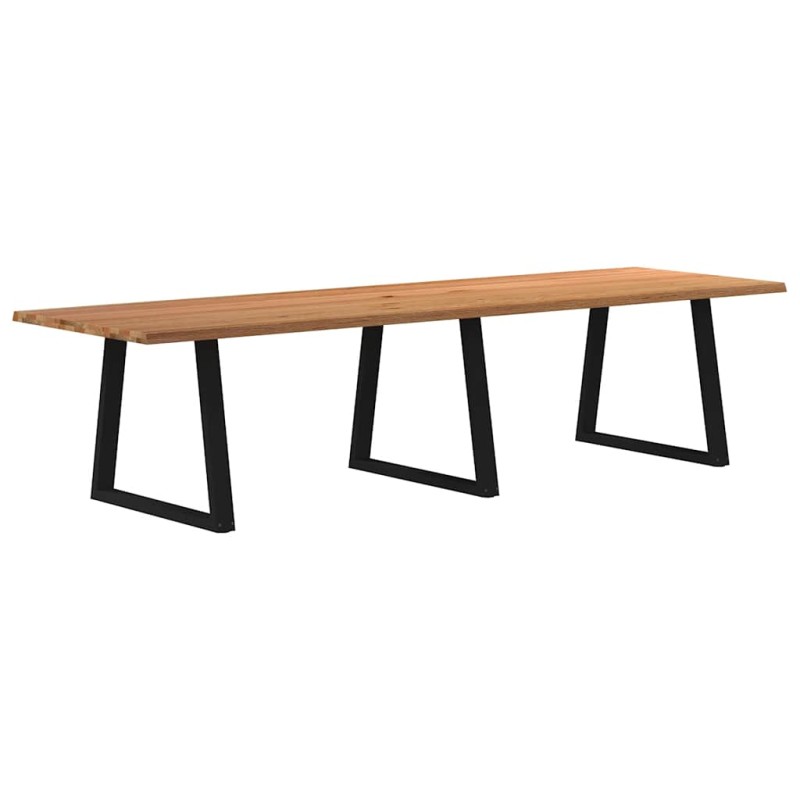 vidaXL Esstisch mit Baumkanten 320x100x74 cm Massivholz Eiche vidaXL Esstisch mit Baumkanten 320x100x74 cm Massivholz Eiche