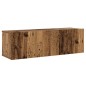 vidaXL 8-tlg. TV-Schrank-Set Wandmontage Altholz-Optik Holzwerkstoff