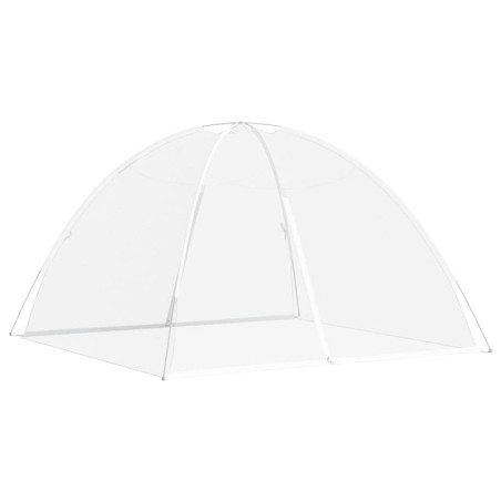 vidaXL Moskito-Netzzelt Mongolisch 220 Mesh Weiß 200x200x135 cm