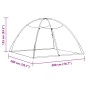 vidaXL Moskito-Netzzelt Mongolisch 220 Mesh Weiß 200x200x135 cm