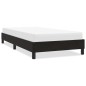 vidaXL Bettgestell ohne Matratze Schwarz 80x210 cm Samt