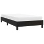 vidaXL Bettgestell ohne Matratze Schwarz 80x210 cm Samt