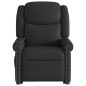 vidaXL Relaxsessel Aufstehen Elektrisch Glänzend Schwarz Kunstleder vidaXL Relaxsessel Aufstehen Elektrisch Glänzend Schwarz Kunstleder
