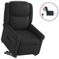 vidaXL Relaxsessel Aufstehen Elektrisch Glänzend Schwarz Kunstleder vidaXL Relaxsessel Aufstehen Elektrisch Glänzend Schwarz Kunstleder