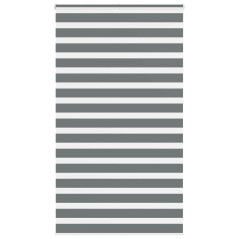vidaXL Zebrarollo Dunkelgrau 130x230cm Stoffbreite 125,9 cm Polyester