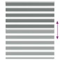 vidaXL Zebrarollo Dunkelgrau 120x100 cm Stoffbreite 115,9 cm Polyester vidaXL Zebrarollo Dunkelgrau 120x100 cm Stoffbreite 115,9 cm Polyester