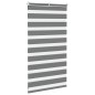 vidaXL Zebrarollo Dunkelgrau 85x100 cm Stoffbreite 80,9 cm Polyester vidaXL Zebrarollo Dunkelgrau 85x100 cm Stoffbreite 80,9 cm Polyester